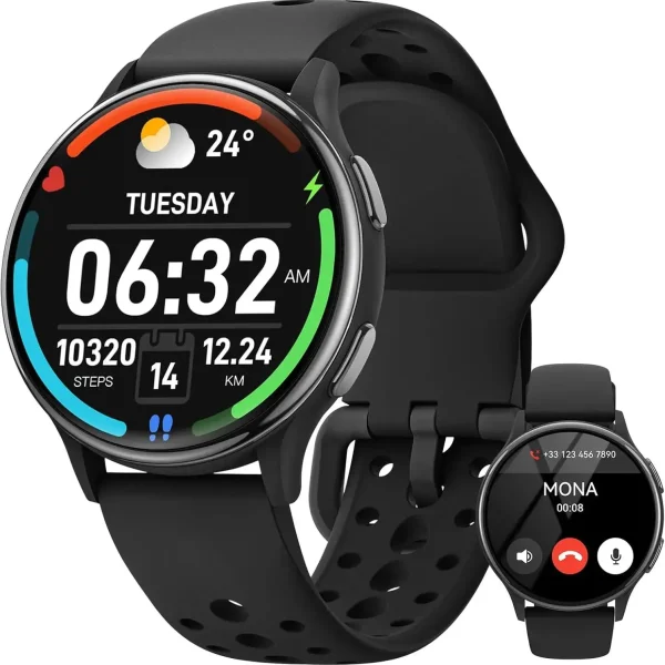 Smart Watches for Women [400+Watch Faces/Calls/Female Health], 1.27" Fitness Tracker& Smartwatch for iPhone ＆ Android,