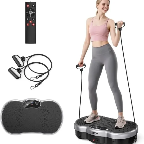 Fitness Vibration Plate Vibrate Exercise Machine Calorie Tracking