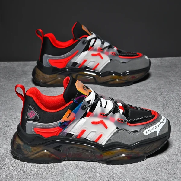 Men's casual skate shoes, low-top wear-resistant and anti-slip casual sports shoes,