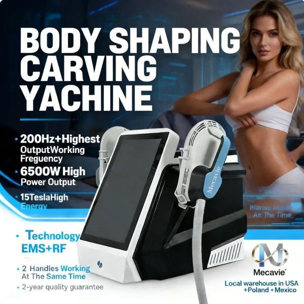 Professional EMS  RF Fat Loss Build Muscle Machine ABS Muscle Stimulator