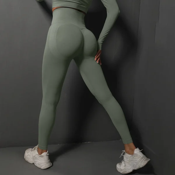Women Yoga Leggings Hips Lifting Gym Leggings Seamless Sport Pants  Workout Running Pants